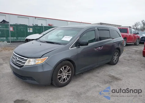 2012 Honda Odyssey Ex-L from USA, damaged, VIN 5FNRL5H66CB028413